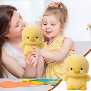 Lisbinx Plushs Jouet d'animal doux farci de chick & Anxiety Relief Companion.. .. Jouet en peluche pour enfants & Adultes