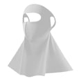 thumbnail image 1 of A-185 Grey Full Face Neck Mask Uv Protection Breathable Sun Shield For Outdoor Activities Hanging Ear Design Lightweight Comfortable Cover For Cycling Running Fishing Light Gray Color Summ, 1 of 4