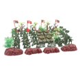 thumbnail image 3 of TISHITA Modèle Militaire 2 Pouces Figurines Soldat Ensemble & 4 Drapeaux pour Enfants Cadeau Vert, 3 of 8