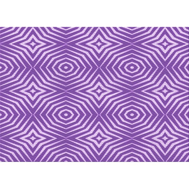 Ahgly Tapis Rectangulaire Lavable en Machine Intérieur Transitionnel Bleu Violet Violet, 2 Pieds x 5 Pieds