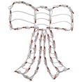 thumbnail image 4 of Northlight Lighted Bow Window Silhouette Christmas Decoration - 14" - Red Lights, 4 of 6
