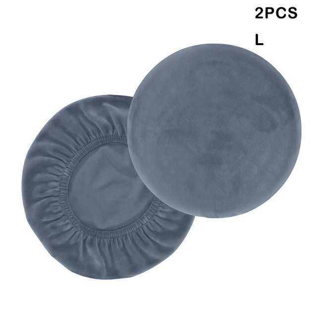 stanreset 1/2/3 2X Stool Cover Bar Supplies Dustproof Handily Install Party Accessories Multipurpose Exquisite Extendable Gear Gray-blue L 1 Pc