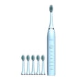 thumbnail image 4 of Renjiang Rechargeable Toothbrush Electric with 6 Tooth Heads,for Adults and Teen,Power Sonic Tooth Brush Soft Cleaning,5 Modes ,Smart Timer for Home Travel,Gift, 4 of 8