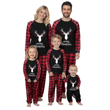 Yammkia Family Family Matching Matching Christmas Pajamas Christmas Pajamas Pajamas P Our Famille Ensembles de Pyjamas de Noël Vêtements de Nuit des Fêtes (Rouge,G)