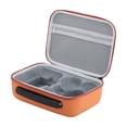 thumbnail image 3 of Baohd FauxLeather Drone Carrying Case Portable Travel Bag With Shock-proof Hard Shell Easy To Carry Orange, 3 of 6