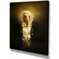 thumbnail image 2 of Fantasy Elephant on Black - Animal Canvas Wall Art, 2 of 3