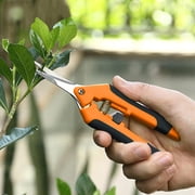 Suncoda Stainless Steel Pruning Shears, Gardening Scissors Pruning Scissors Fruit and Vegetable Scissors Fruit Tree Pruning Tree Pruning Grape Picking Fruit Pruning Garden Tools
