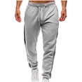 thumbnail image 1 of Pisexur Mens Sweatpants Elastic Waist Drawstring Workout Pants for Men Casual Lightweight Sweat Pants with Pockets Elastic Bottom Plus Size Sweatpants S-3XL, 1 of 5