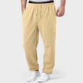 thumbnail image 2 of Men‘S Casual Solid Jogging Elastic Mid Waisted Sports Pants With Pockets Streetwear, 2 of 9