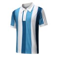 thumbnail image 3 of EGNMCR T-Shirts pour Homme Mode Personnalité Chemise Décontractée Coupe Ajustée à Manches Courtes Imprimée Col Rabattu Blouse & Chemise Cadeaux pour Hommes, 3 of 5