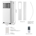 thumbnail image 2 of Gymax Climatiseur Portable 3 en 1 Unité de Climatisation Refroidisseur d'Air 8000 BTU 230 Pi2, 2 of 9