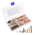 thumbnail image 4 of 95 Pcs Crib Screws Assortment Set Double Beds Hardware Replacement Kit Bolts Barrel Nuts And Wooden Dowels Hexagonal Socket Head Cap Screws Nuts For Headboards Furniture, 4 of 8