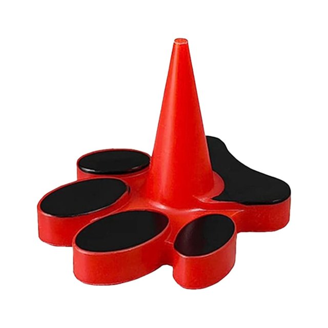 Support-butée en Plastique Rouge pour Jouet pour Chien Compatible avec Kong Classic Tailles TP à TTG