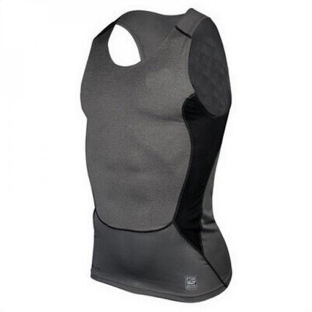 Men GYM Fitness Compression Base Layer Tops Sleeveless Gym Running Sports Vest