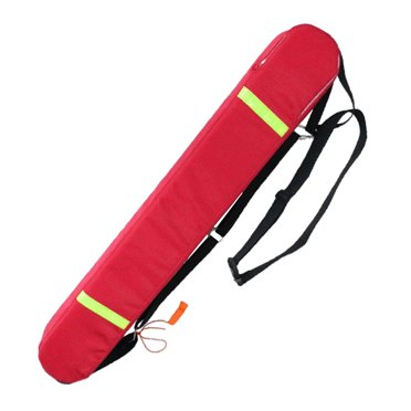 Siruishop Lifeguard Rescue Tube 100cm Life Guard Equipment for Water Sports Beach Pool red