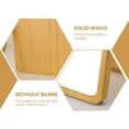 thumbnail image 3 of MasteelfCA Creative Makeup Mirror Creative Wood Table Mirror Bedroom Mirror Light Yellow, 3 of 7