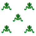 thumbnail image 1 of QualitChoice False Bait Surface Lure Low-Resistant Strong Toughness Steel Wire Baffle Bionic Fishing Tools Simulated Fish Scale Pattern Green 5Set, 1 of 6