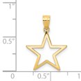 thumbnail image 2 of Charme Étoile en Or Jaune 14K, 2 of 2