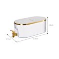 thumbnail image 3 of Boovnll 5.3L Cold Kettle With Faucet In Refrigerator, Large Capacity Water Iced Juice Lemonade Water Jug Fruit Teapot Bucket Drink Container For Garden Home Party, 3 of 9