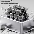 thumbnail image 3 of Stainless Steel Cat Litter Box with Lid, High Sided Large Metal Litter Box, Pet Kitty Litter Toilet Box Enclosed Kitty Litter Pan Anti Leakage Non Stick Easy to Clean, 3 of 7