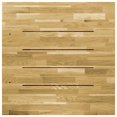 thumbnail image 3 of vidaXL Table Top Solid Oak Wood Square 23 mm 80x80 cm, 3 of 4