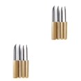thumbnail image 4 of Langgg 1/2/3 4 Pieces Modeling Clay Tool Semicircle Pottery Shaping Manual Handmade Handicraft Household Professional Punch 1 2PCS, 4 of 6