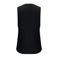 thumbnail image 4 of Timegard Workout Top for Women Crewneck Solid Color Sleeveless Basic Tee Breathable Athletic Shirts Top, 4 of 6