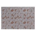 thumbnail image 1 of Set De Table Imprimé En Poly-Lin Leave Blanc - Lot De 12, 1 of 3