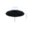 thumbnail image 3 of TopLLC 60 Rib Folding Umbrella For Sunny And Rainy Days Fully Automatic Umbrella Large Reinforced Plastic Sunshade And Sun Protection Umbrella Folding fabric rain gear, 3 of 6