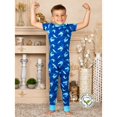thumbnail image 2 of Pretigez Pyjama pour Garçons en Coton Biologique, Ensemble de Sommeil 2 Pcs, 2 of 10