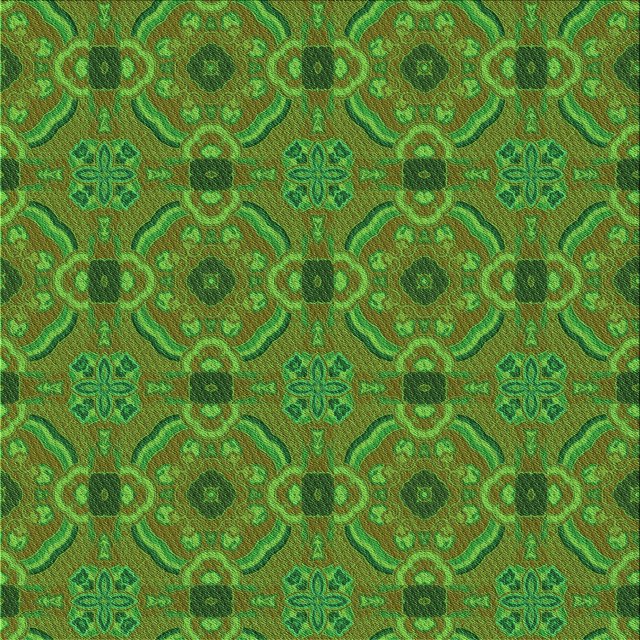 Ahgly Company Machine Washable Indoor Square Transitional Seaweed Green Area Rugs, 5' Square