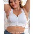 thumbnail image 5 of WRKEKC Wireless Sleep Bra Plus Size Floral Print Seamless Comfort Lounge Wear Non Underwire, 5 of 5