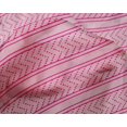 thumbnail image 4 of oneOone Silk Tabby Fabric Chevron Block Print Sewing Fabric BTY 42 Inch Wide, 4 of 4
