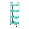thumbnail image 2 of Birdeem Multifunctional Storage Cart Organizer,4-Tier Rolling Utility Cart with Wheels and Handles,Space Saving Mobile Storage Rack for Kitchen Bathroom Living Room Organization, 2 of 9