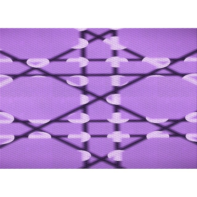 Ahgly Tapis Rectangulaire Lavable en Machine Intérieur Transitionnel Violet Violet, 2 Pieds x 4 Pieds