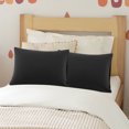 thumbnail image 2 of REGALWOVEN Soft Microfiber Pillowcases Set of 2 Pillowcases Non-Standard Black 14"x20", 2 of 10