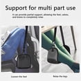 thumbnail image 3 of OUSITAID Airplane Footrest Adjustable Hanging Foot Hammock Portable Plane Leg Rest Foldable Memory Foam Plane Foot Hammock Office Footrests for Airplane Travel Flight Train Office, 3 of 9