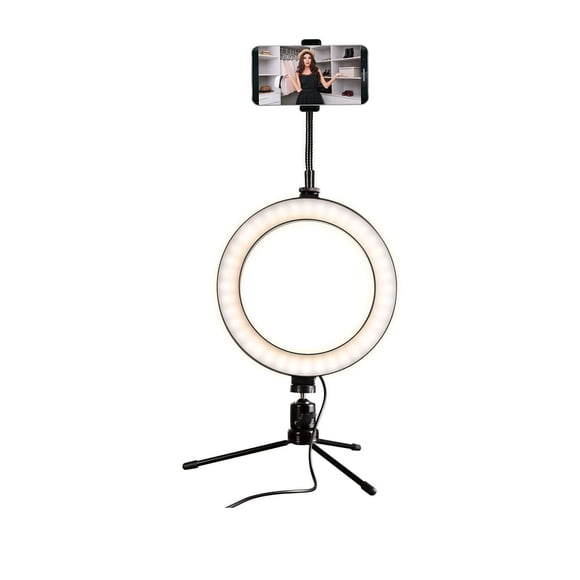 Brookstone – Anneau lumieux de studio de luxe de 25 cm