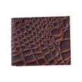 thumbnail image 1 of CTM® Portefeuille Bifold Imprimé Alligator (Hommes), 1 of 3