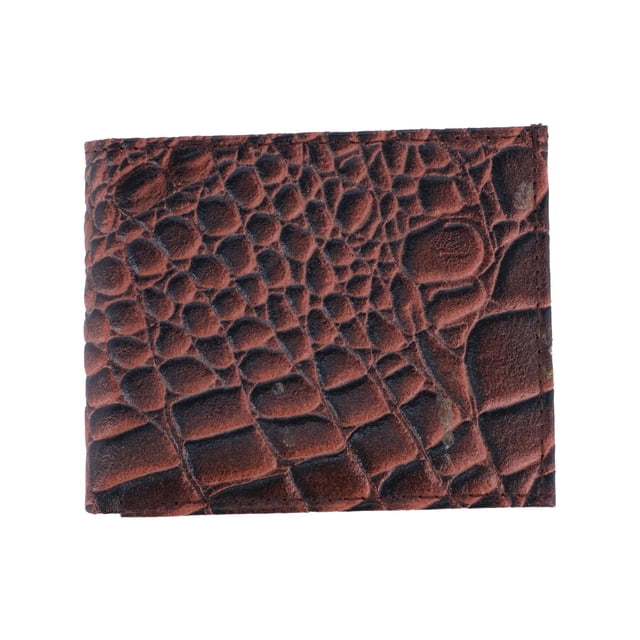 CTM® Portefeuille Bifold Imprimé Alligator (Hommes)