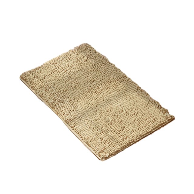 Youkk Polyester Chenille Bath Mat - Strong Water Absorption Exquisite Crafted Soft Texture No Shedding Camel 40cm*60cm 1Set