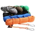 thumbnail image 4 of 12KN 9.5mm 10M Outdoor Rock Climbing Work Rappelling + 2 Carabiner - Various , 10m, 4 of 6