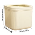 thumbnail image 2 of Desktop Open Top Waste Disposal and Organization for Home Kitchen with Removable Inner and Durable Polyester Construction 3PCS, 2 of 4