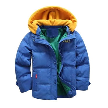 Kcodviy Toddler Kids Baby Boys Jacket Girls Winter Warm Long Boys Coats Size 4T Sleeve Jacket Outerwear Coats Age Jacket Removable Hooded Padded Outwear