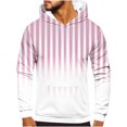 thumbnail image 1 of Rbaofujie Chandail en Molleton Halloween Hommes Mode Décontractée Col Rond Poches Dégradé Imprimé Chandail Manches Longues Hauts Chandail en Molleton à Capuche T-Shirts Surdimensionnés pour Hommes, 1 of 5