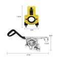 thumbnail image 2 of Stainless Steel Rail Mounted Clamp for Boat Adjustable Boat Fishing Rod Bracket, 2 of 9
