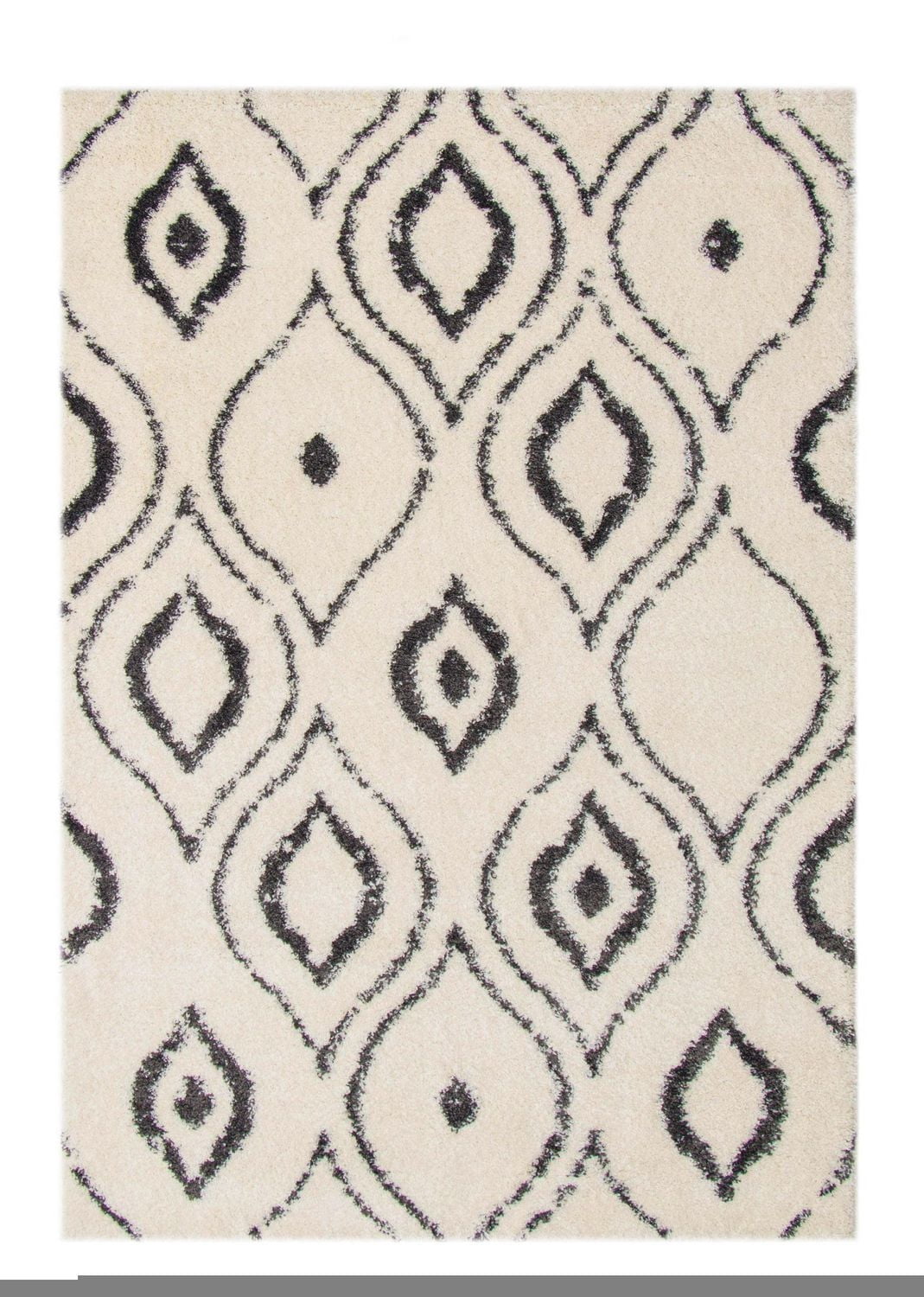 ECARPET Caspia Ivory Shag