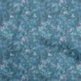 thumbnail image 1 of oneOone Rayon Navy Blue Fabric Abstract Floral Sewing Craft Projects Fabric Prints By Yard 56 Inch Wide, 1 of 4