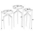 thumbnail image 5 of Butler Specialty Company Emilie Outdoor Scatter Table Set Of 3 - Black, 5 of 5