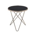thumbnail image 2 of Table de bout Valora d'ACME, champagne et verre noir, 2 of 2